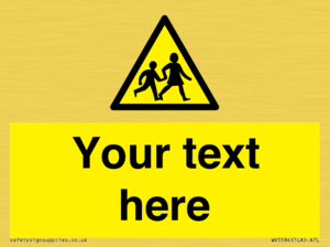 Custom Warning children Sign